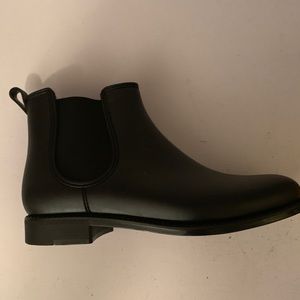 Henry Ferrera short black rain boots